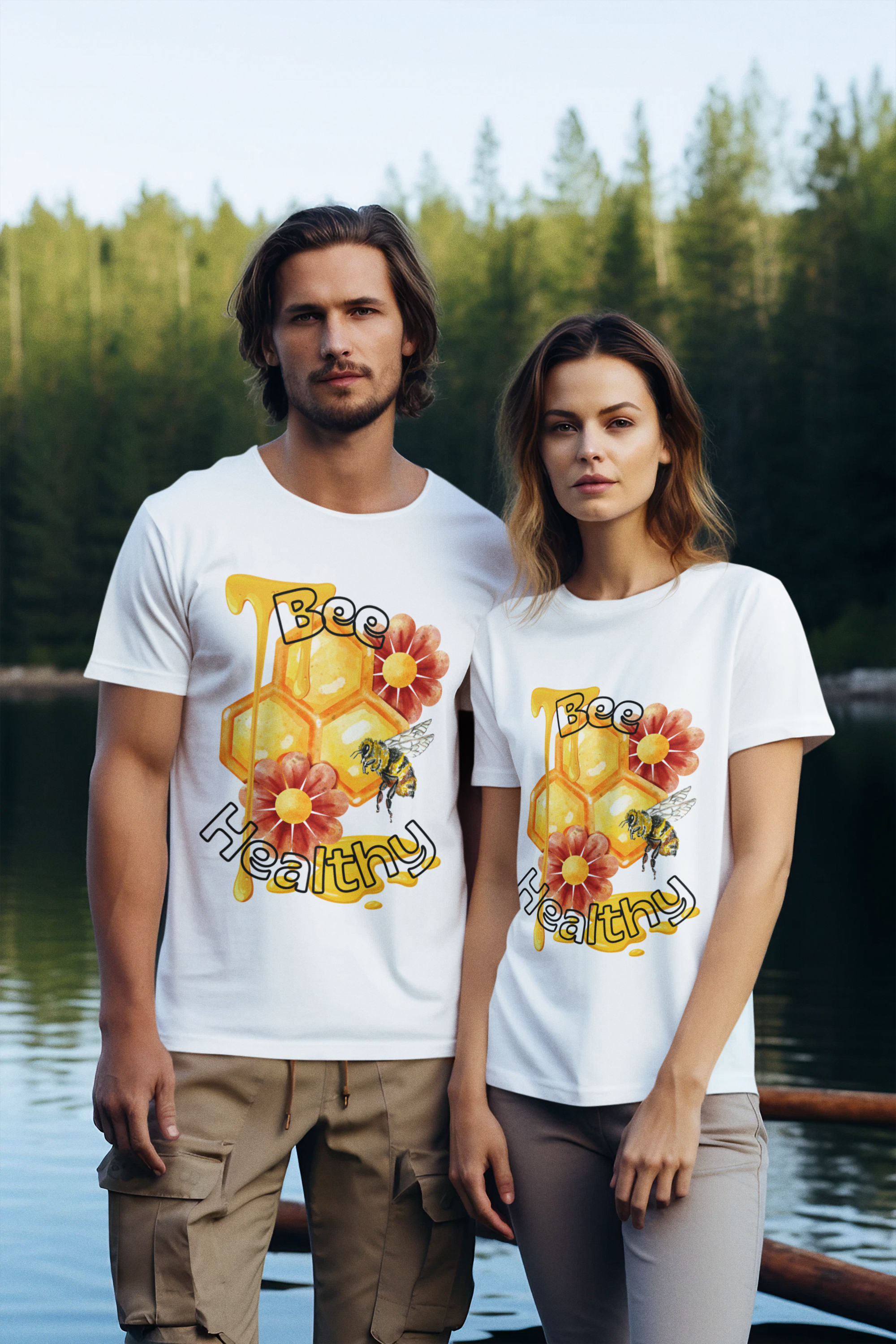 Bee Healthy- Unisex Premium t-shirt
